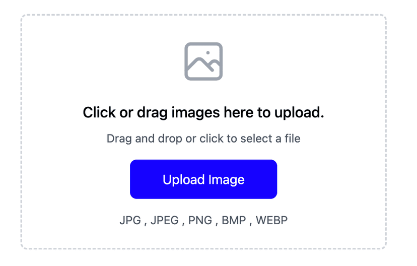 upload the image on page