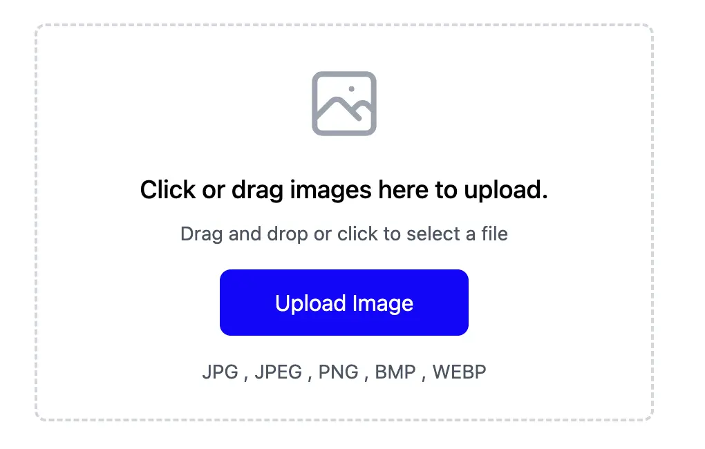upload the image on page