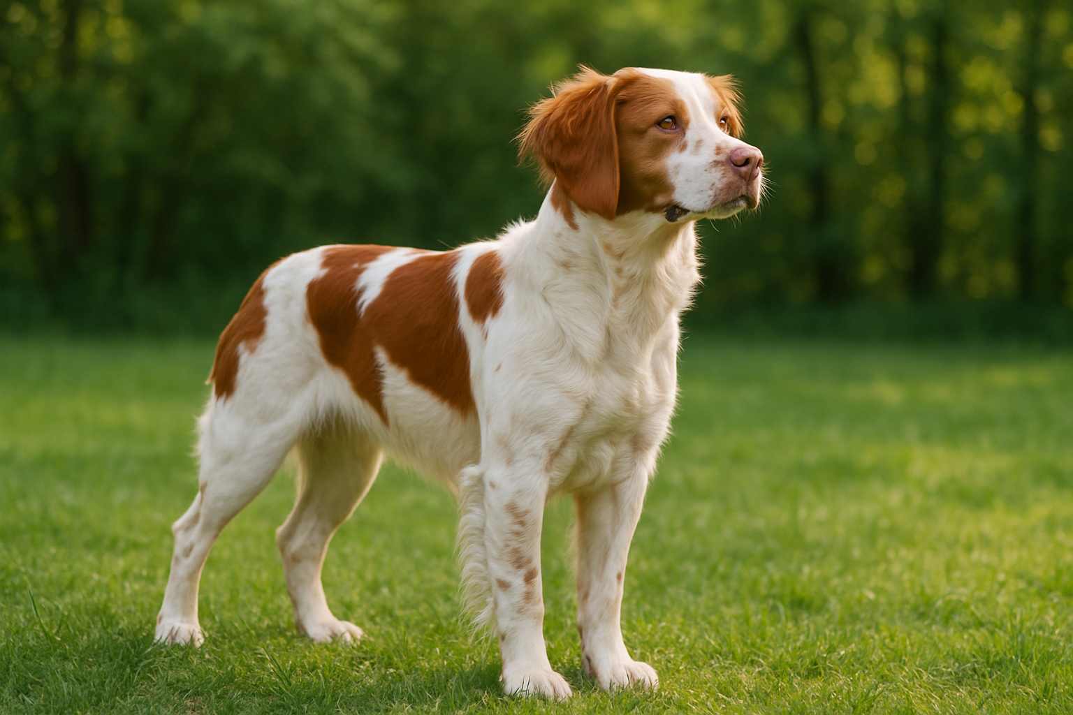 Sizing equipment for Brittany dog