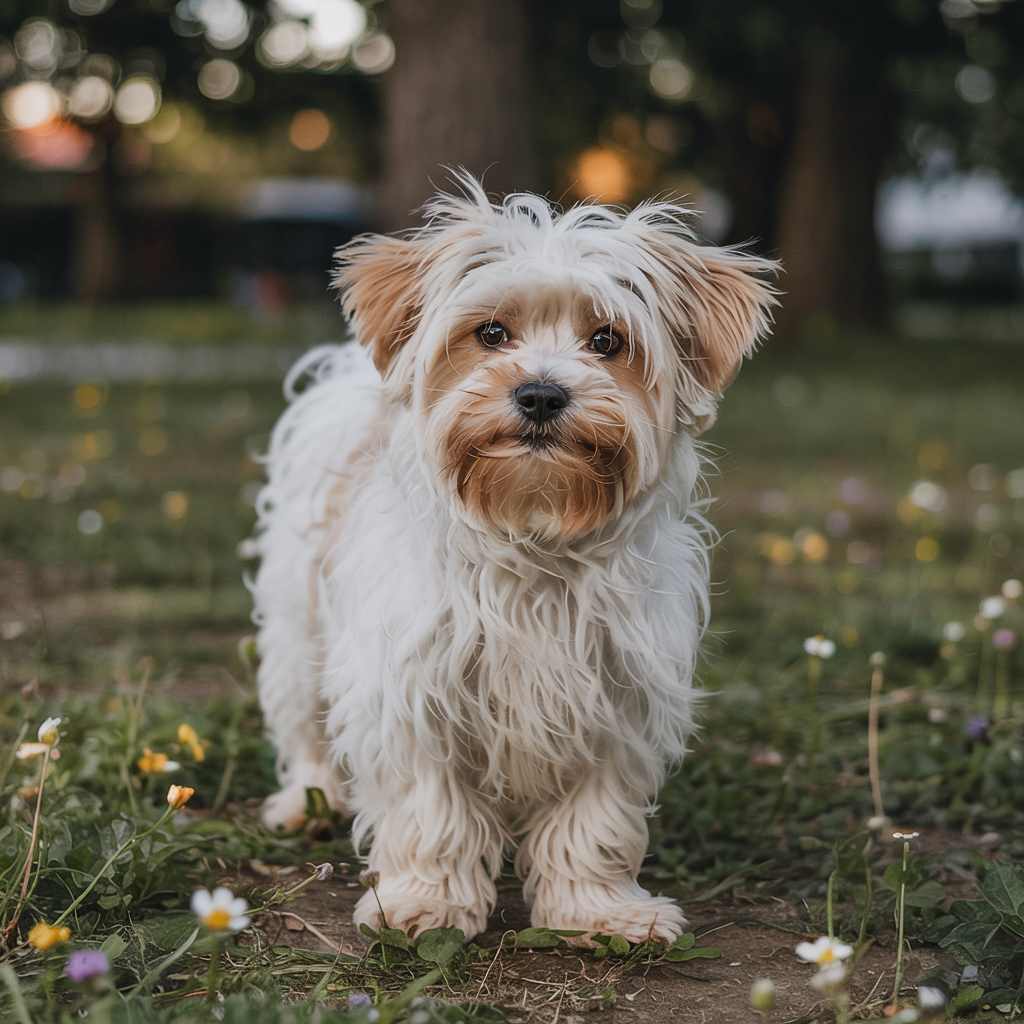 Maltese representing hypoallergenic breeds