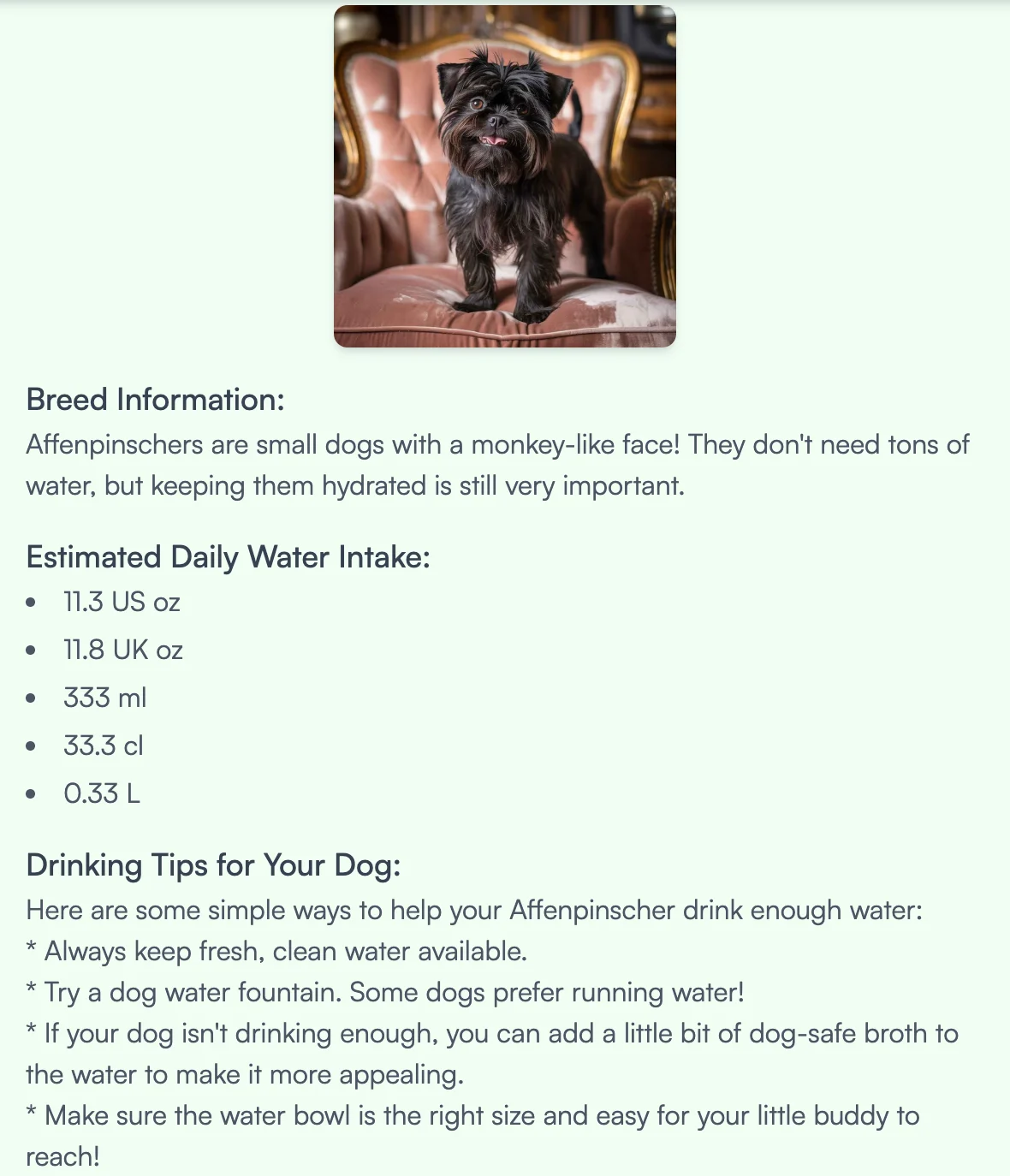 How to use Dog Water Intake Calculator - Step by step guide