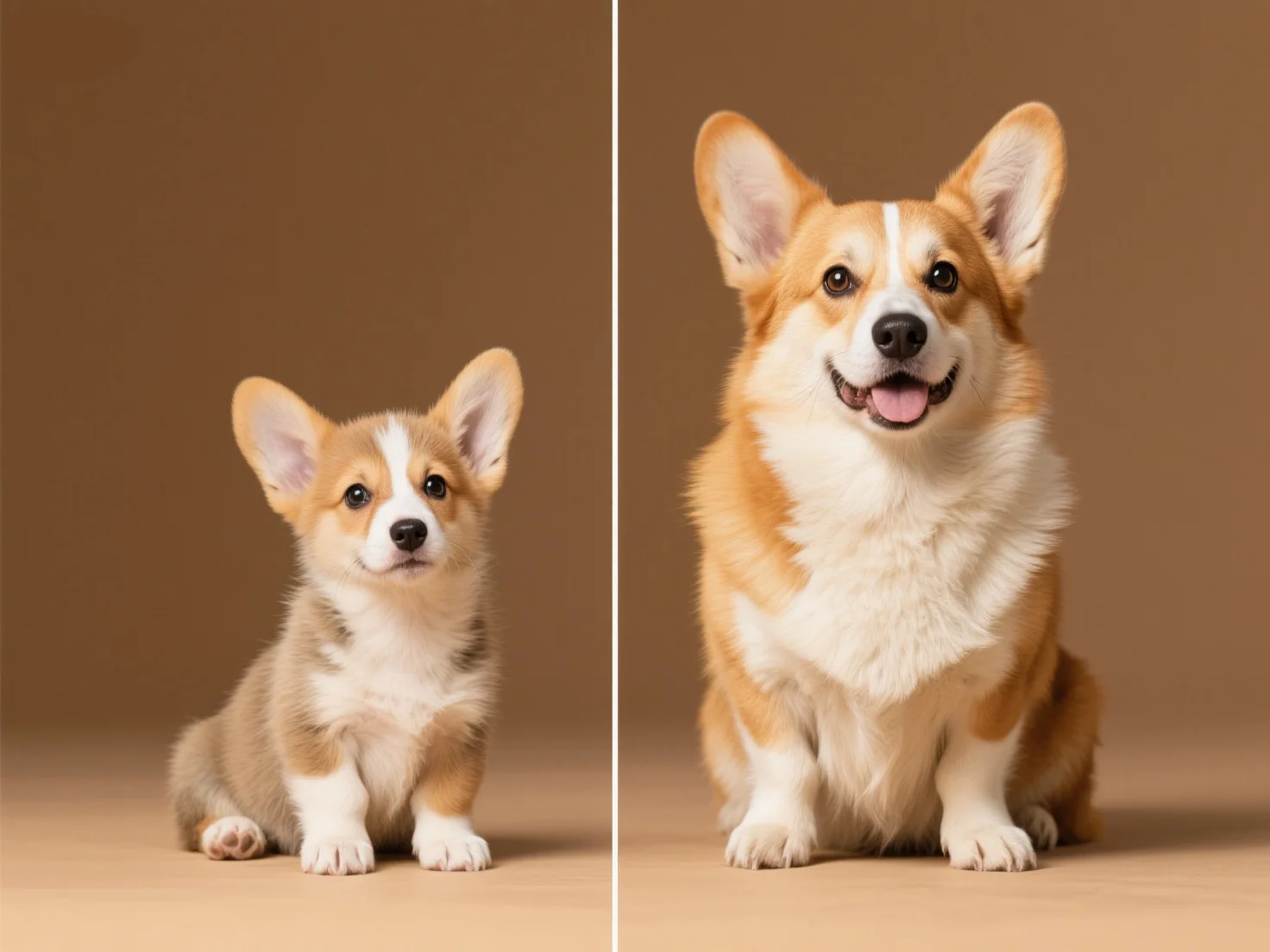 Dog weight growth chart tracking results